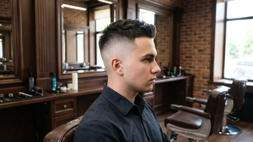 classic High Burst Fade Haircuts for Men