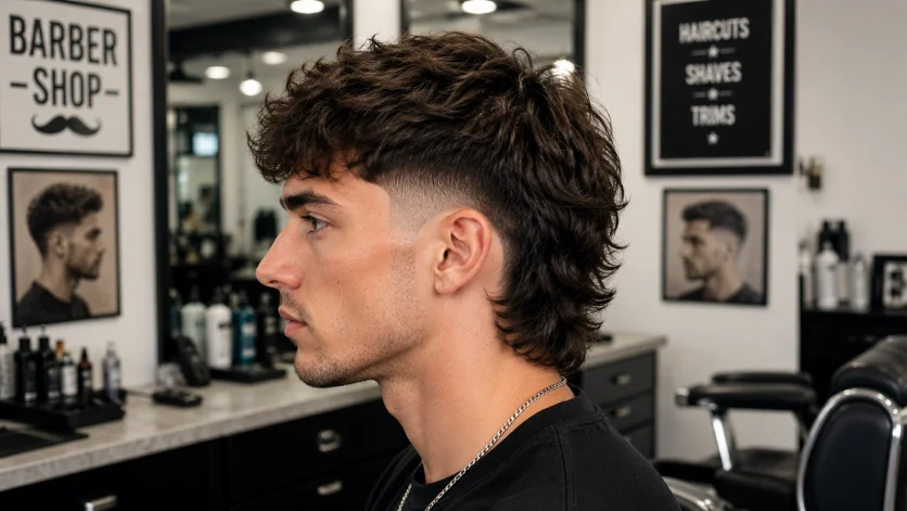 low burst fade hairstyle for men