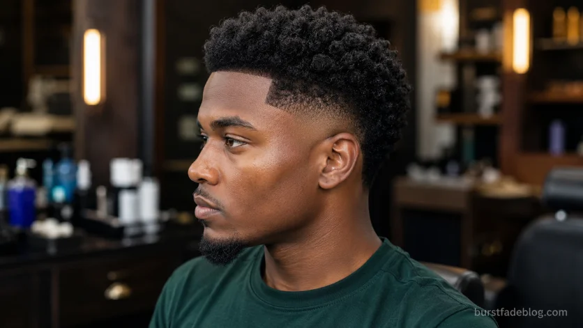  Burst Fade Haircut for Black Men