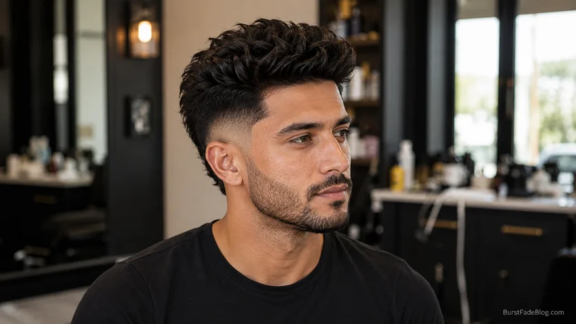  Burst Fade for Thick Hair