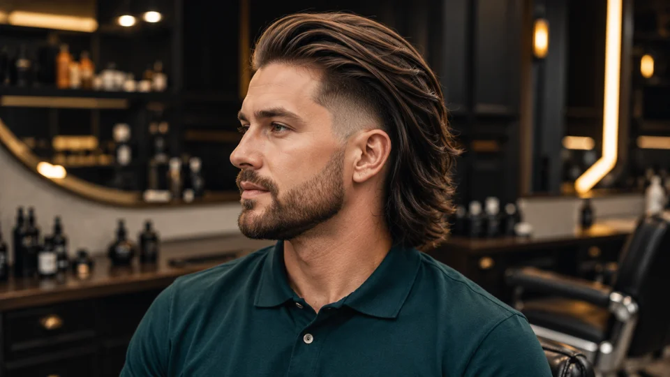 Flow Hairstyle Burst Fade hairstyle for men