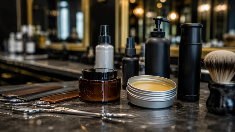 Recommended styling products for burst fade and drop fade haircuts