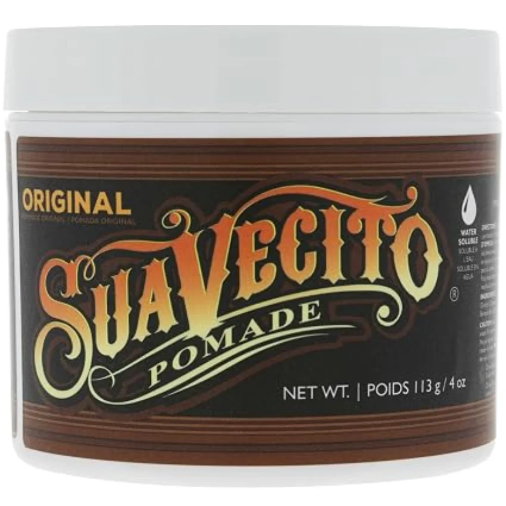 Suavecito Original Hold Pomade, best overall pomade for a burst fade haircut